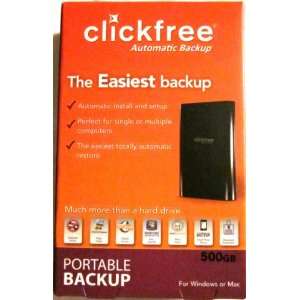  Clickfree Automatic Backup for Windows or Mac