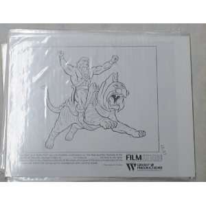  HE MAN AND THE UNIVERSE CHARACTER PROOF SHEET Everything 
