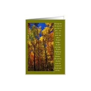  Thinking of you bereaved leaves Card Health & Personal 