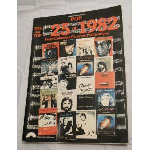  Pop The 1st top 25 of 1982 sheet music song book Piano 