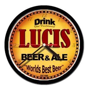  LUCIS beer and ale cerveza wall clock 