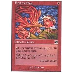    Magic the Gathering   Firebreathing   Sixth Edition Toys & Games