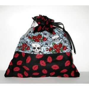   Grips Bag Skull and Xbones with Lips Patchwork 