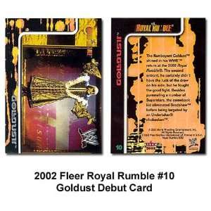  Fleer Royal Rumble Goldust WWE Debut Card Sports 