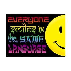  Everyone smiles in the same language ARGUS Large Posters 