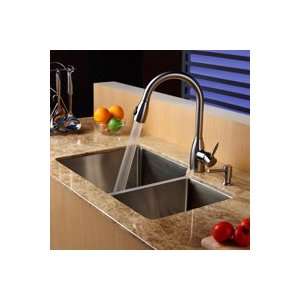  Kraus Kraus 32 inch Undermount Double Bowl Stainless Steel 