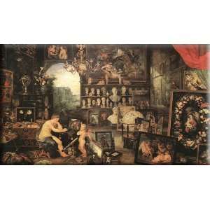  The Sense of Sight 16x9 Streched Canvas Art by Brueghel 
