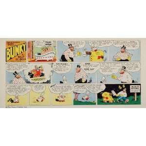   Bunky Comic Strip Billy De Beck Cartoon   Original Comic Strip