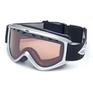  Smith Cascade Pro PMT Snow Goggles Silver Frame w/Rose 