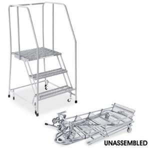  3 Step Rolling Safety Ladder with 30 Top Step 