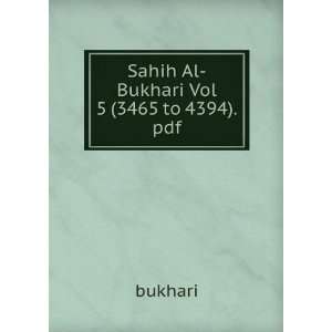  Sahih Al Bukhari Vol 5 (3465 to 4394).pdf bukhari Books