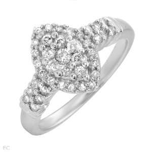  Ring With 0.50ctw Genuine Clean Diamonds Well Made in 14K 