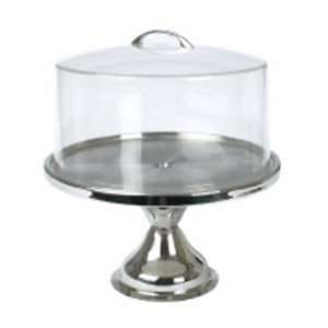   Cake Display Stand With Cover   13 Dia. X 3 1/2H