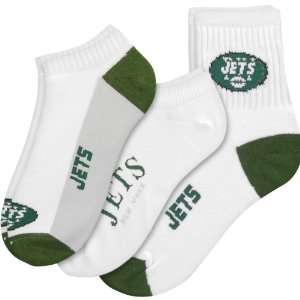  For Bare Feet New York Jets Mens Socks  3 Pack Large 