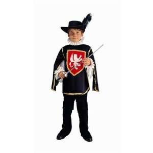  RG Costumes 90077 BL M Musketeer Blue Costume   Size Child 