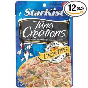 StarKist Tuna Creation Lemon Pepper, 4.5000 Ounce Pouches (Pack of 12 