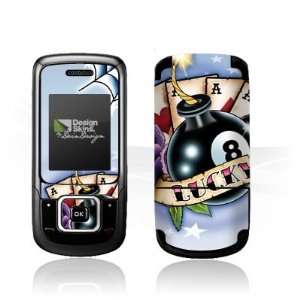   Skins for Samsung E1360   Lucky Eightball Design Folie Electronics