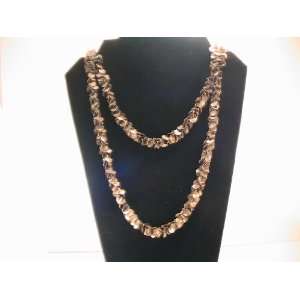  Antique Gold Tone Layering Necklace Jewelry