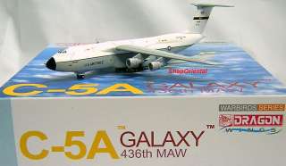 DRAGON WINGS USAF DOVER 436TH C 5A GALAXY 1400 Diecast Plane Model 