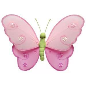  Dark Pink (Fuchsia) Green Pink Hailey Butterfly   nylon 