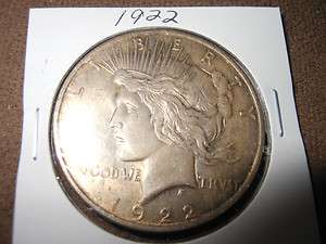 1922 Peace Dollar   