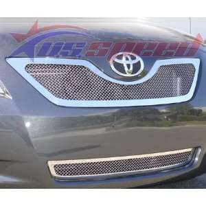   2009 Toyota Camry Polished Wire Mesh Grille Upper   T Rex Automotive