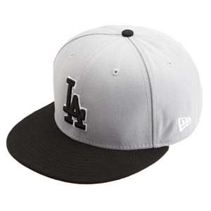  MLB New Era Los Angeles Dodgers 2Tone Basic Cap, Grey, 6 7 