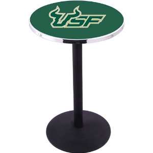  University of South Florida Pub Table with 214 Style Base 