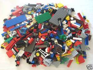 LEGO 1000 Bricks Blocks Baseplates Wheels BULK LOT  