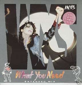 Inxs What You Need 2 mixes, Burn For You 12  