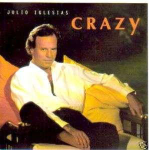 JULIO IGLESIAS CRAZY CD SINGLE PROMOTIONAL USA 1993  