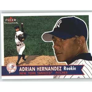  2001 Fleer Tradition #456 Adrian Hernandez RC   New York 