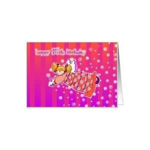  35 years old Angel or Fairy Magic Happy Birthday Card Card 