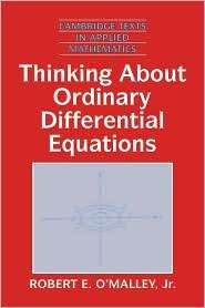 Thinking about Ordinary Differential Equations, (0521557429), Robert E 
