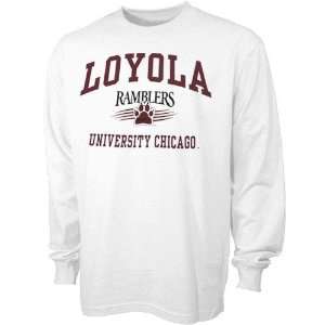  NCAA Loyola Ramblers Youth White Bare Essentials Long 
