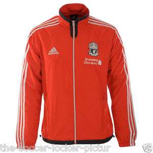 Liverpool FC Official Adidas Product Presentation Jacket Red Various 