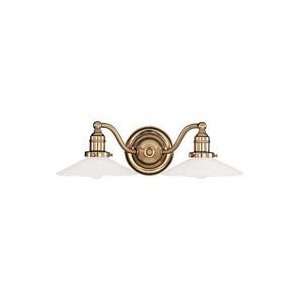   Valley Hadley Solid Brass Two Bulb Wall Light 3912
