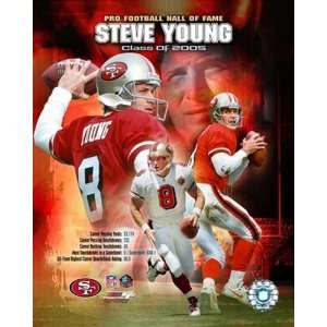 Steve Young   Class Of 2005 Hall of Fame Composite Finest 