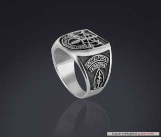SPECIAL FORCES AIRBORNE de oppresso liber SILVER RING  