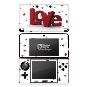  Design Skins for Nintendo 3DS   3D Love Design Folie 