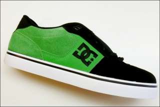 DC Shoes Match WC S Skate Shoe Mens Leather Suede Emerald Green/Black 