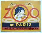 1937 france paris zoo 3d photo album w two coloured