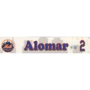  Sandy Alomar Sr. #2 2007 Game Used Locker Room Name Plate 