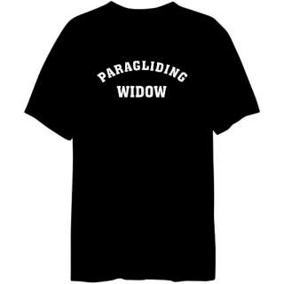 Paragliding Widow Sports Mens T Shirt Black  