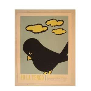    Yo La Tengo Silkscreen Poster Bird Clouds Yola 
