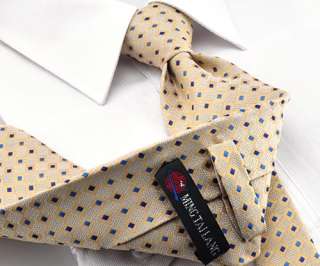 sku a01 042 amazing khaki sky blue and light brown checkers silk tie 