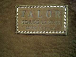 FALOR ITALY Brown Suede Fur Leather NEW Tote Bag  