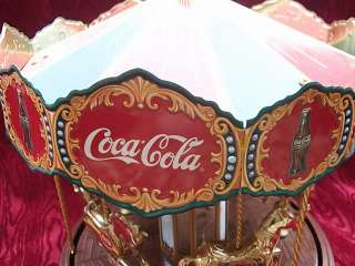 COCA COLA MUSICAL CAROUSEL FRANKLIN MINT  