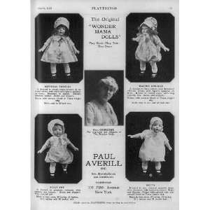  Wonder mama dolls,Playthings Magazine,dolls,1910 1929 