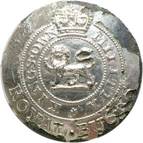 War of 1812 British Militia Officers Button  